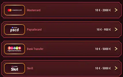 Formas convenientes de efetuar um depósito mínimo no Magius Casino